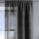 Velosso Alessandria Sparkle Black Slot Top Voile Panel