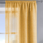 Velosso Alessandria Sparkle Ochre Slot Top Voile Panel