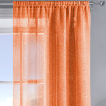 Velosso Alessandria Sparkle Orange Slot Top Voile Panel