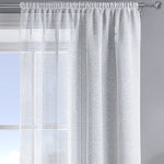 Velosso Alessandria Sparkle White Slot Top Voile Panel