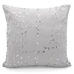 Intimates Amara Crinkle Sequins Silver Cushion Cover