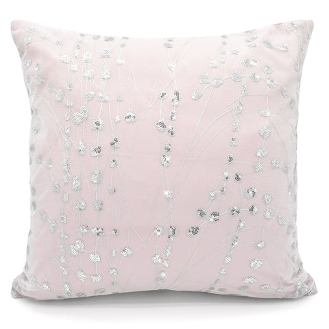 Intimates Amara Crinkle Sequins Pink Cushion Cover