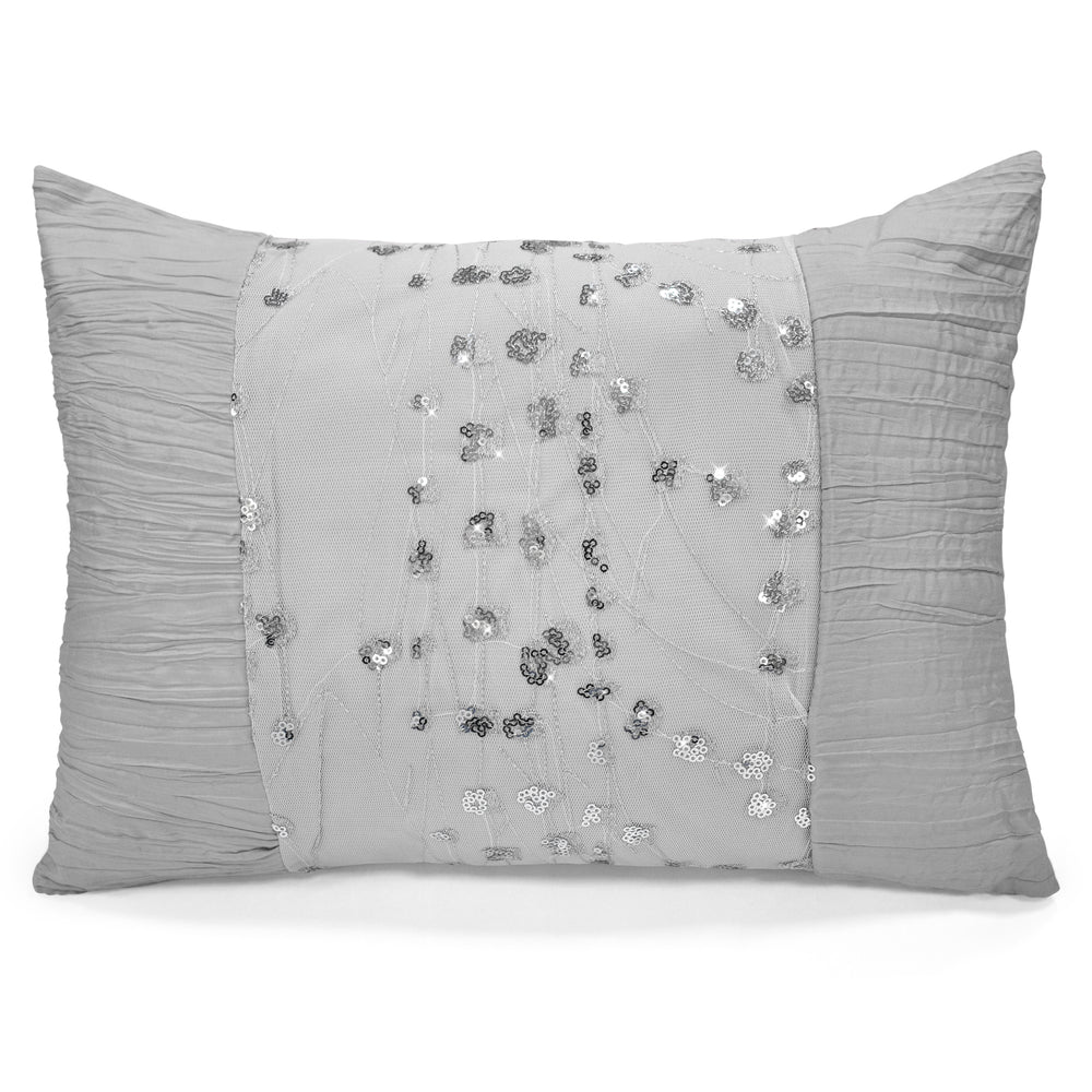 Intimates Amara Crinkle Silver Filled Boudoir Cushion