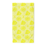 Velosso Anchor Yellow Embossed Jacquard Beach Towel