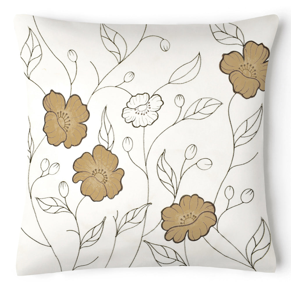 Intimates Arial Latte Floral Cushion Cover