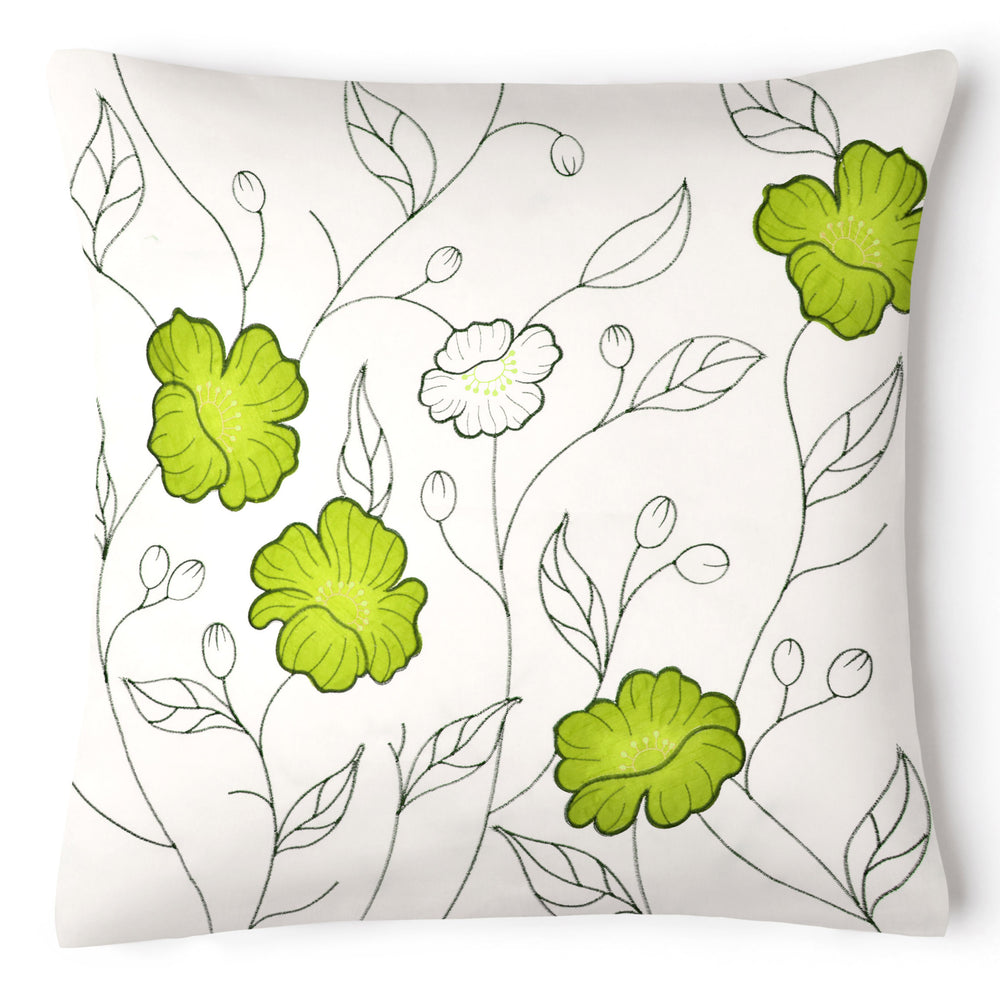 Intimates Arial Lime Floral Cushion Cover