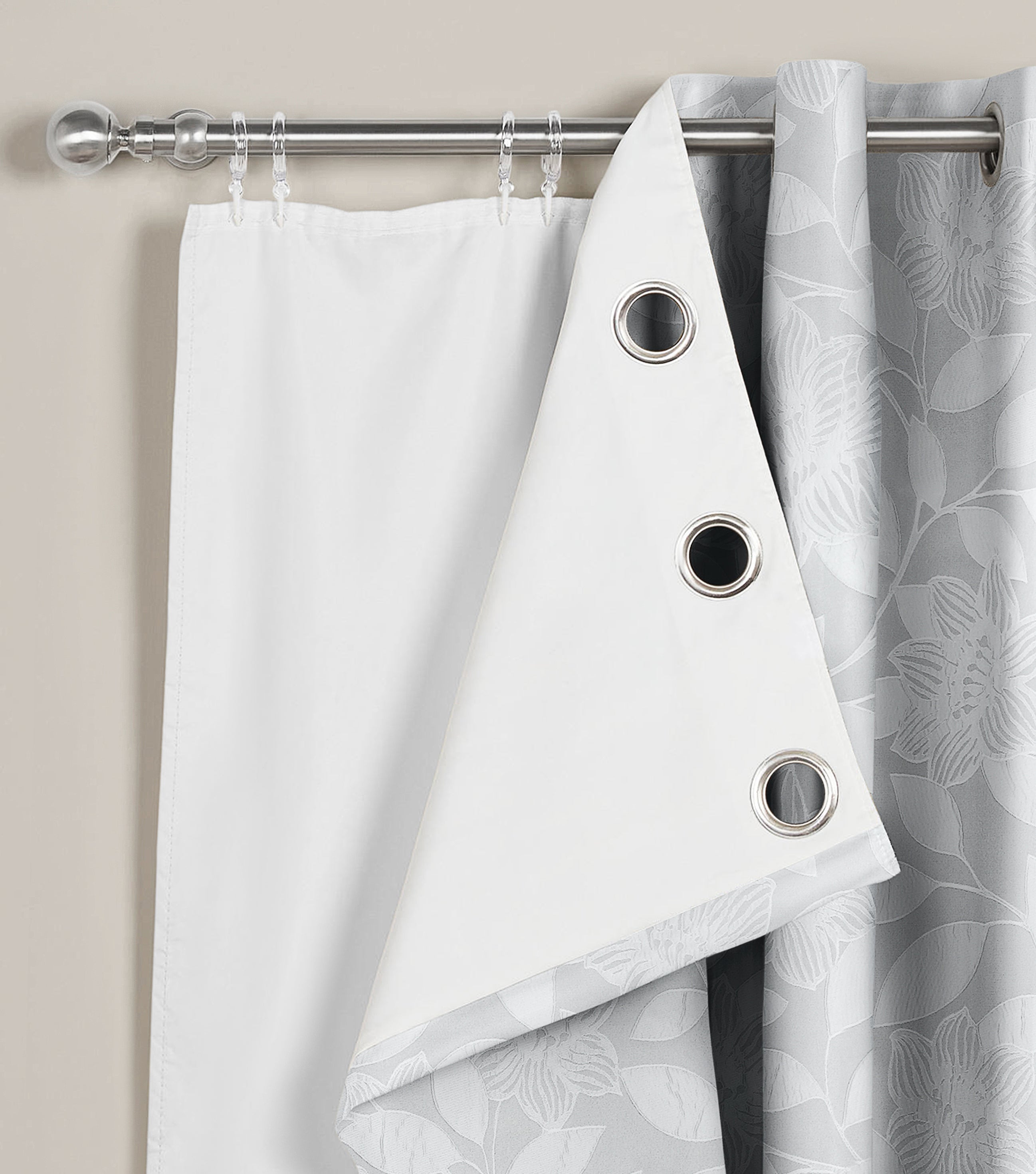 Velosso Thermal Blackout Eyelet Curtain Lining | Linens Online
