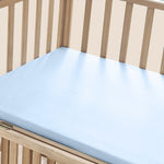 My Little World 2 Pack Flannelette Flat Sheets Blue