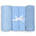 Blue 4-Piece Moses Basket Starter Set