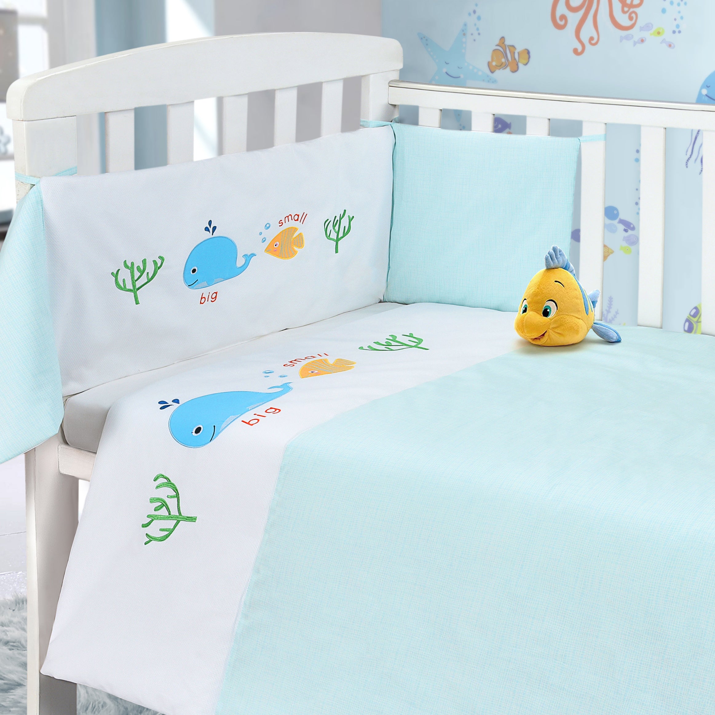 Blue Whale 2-Piece Nursery Bedding Bale Set Linens Online