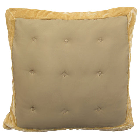 Intimates Boston Quilted Velvet Cushion Cover