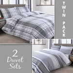 Velosso Cheswick Twin Pack Duvet Set