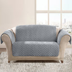 Ashley Mills Chevron Grey Water Repellent Sofa Protector