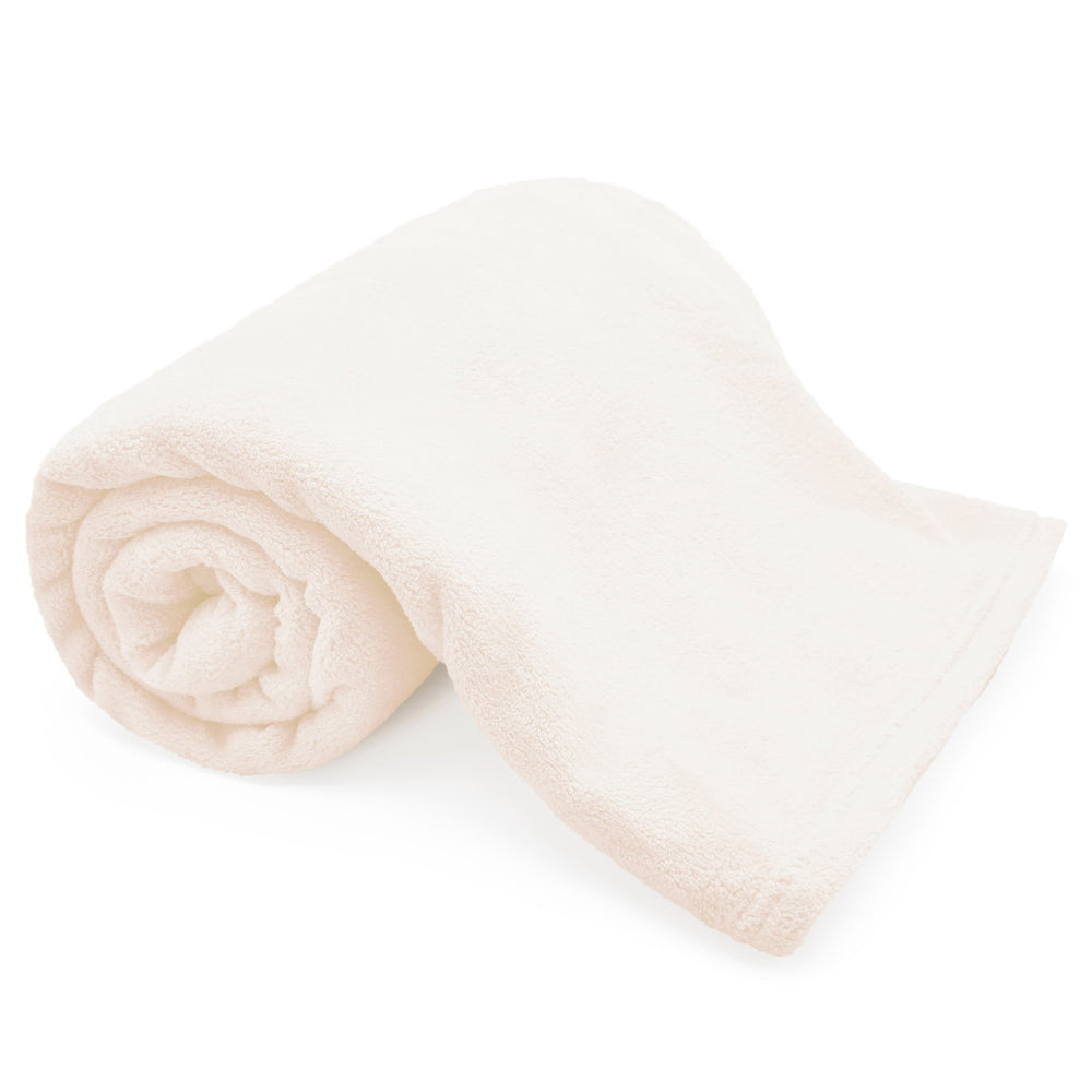 Velosso Cream Coral Plush Fleece Blanket