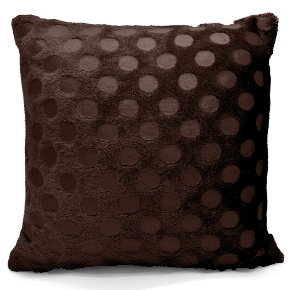 Intimates Cosmo Chocolate Faux Fur Cushion Cover