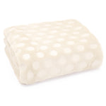Velosso Cosmo Cream Faux Fur Throw