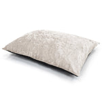 Intimates Crushed Velvet Cream Floor Cushion