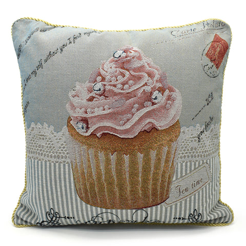 Velosso Cupcake Tapestry Cushion Cover