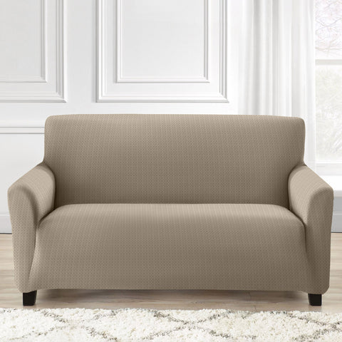 Ashley Mills Denver Stretch Latte Sofa Cover