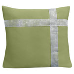 Velosso Diamante Cross Green Cushion Cover
