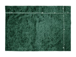 Intimates Crushed Diamante Velvet Luxury Emerald Table Placemat