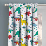 Velosso Dinosaur Pencil Pleat Curtains