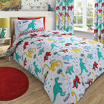 Velosso Dinosaur Roar Duvet Cover & Pillowcase Set