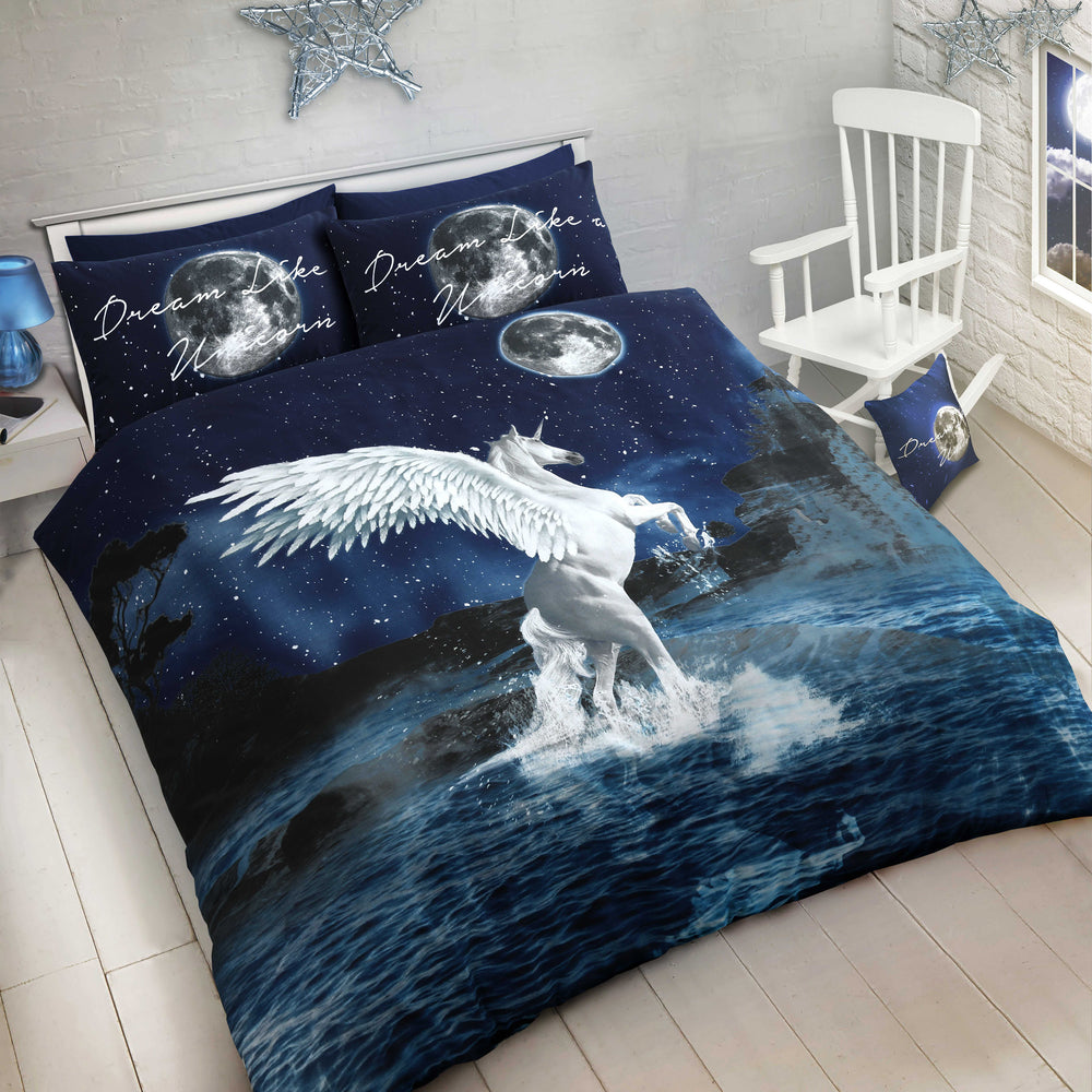 Velosso Dream Like A Unicorn Duvet Cover & Pillowcase Set