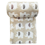 My Little World Nursery Elephant Baby Blanket