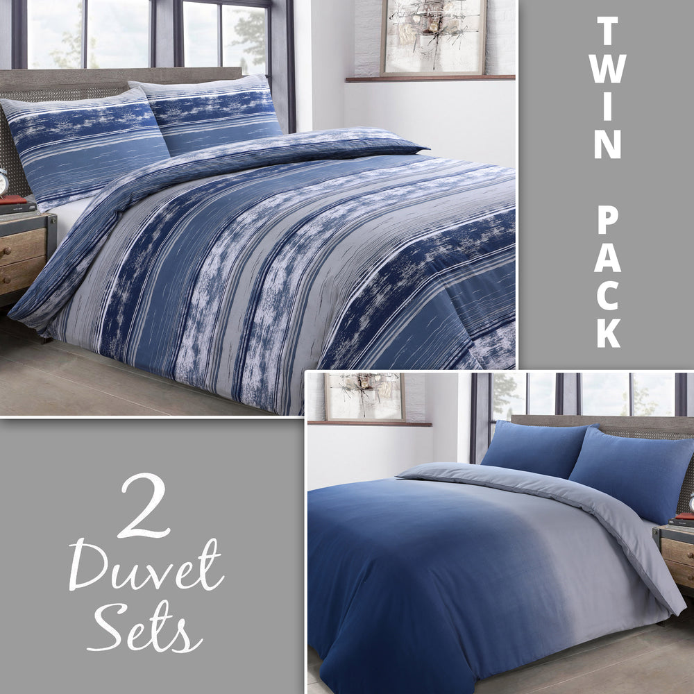 Velosso Elevations Twin Pack Duvet Set