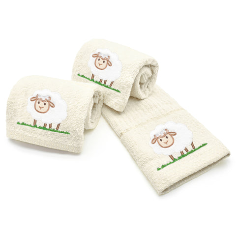 Kitchen Trends Cream Sheep Tea Towel