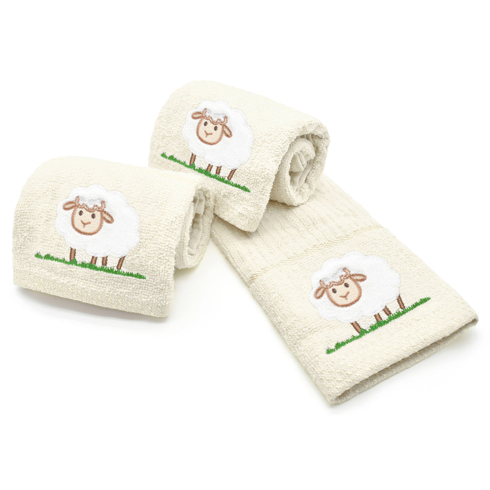 Kitchen Trends Cream Sheep Tea Towel