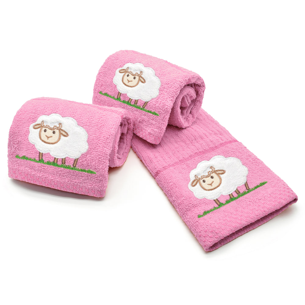 Kitchen Trends Pink Sheep Tea Towel