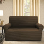 Ashley Mills Esther Stretch Chocolate Sofa Cover