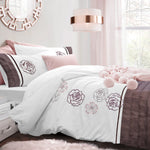 Intimates Floral Florentine Sequin Duvet Cover & Pillowcase Set