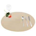 Kitchen Trends Fresco Cream Round Placemat