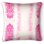 Intimates Glitter Sparkle Damask Pink Cushion Cover