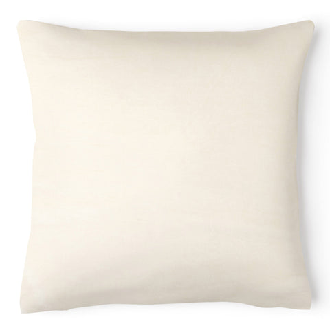 Intimates Grace Plain Cream Velvet Cushion Cover