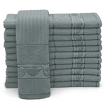 Kitchen Trends Cooks Jacquard Grey Tea Towel