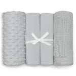 Grey 4-Piece Moses Basket Starter Set