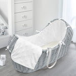 My Little World Grey Pod Basket & White Star Dressing