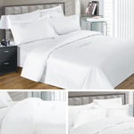 Sweet Dreams 100% Cotton 330 Thread Count Grosvenor Scroll White Duvet Cover