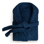 Velosso Hampshire Navy Cotton Bath Robe