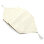 Kitchen Trends Hampton Luxury Jacquard Cream Table Runner