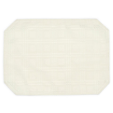 Kitchen Trends Hampton Luxury Jacquard Cream Placemat