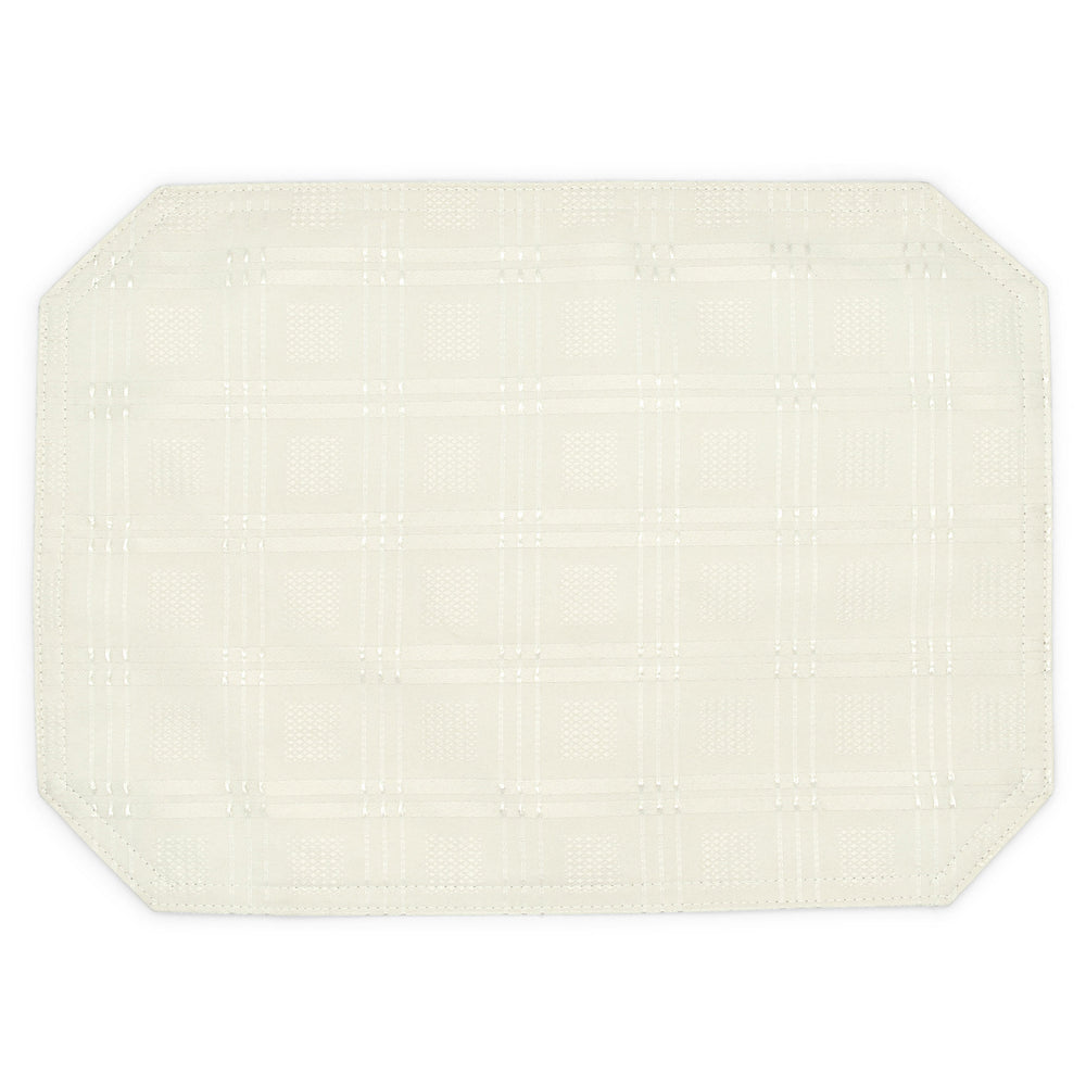 Kitchen Trends Hampton Luxury Jacquard Cream Placemat