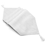 Kitchen Trends Hampton Luxury Jacquard Silver Table Runner