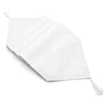 Kitchen Trends Hampton Luxury Jacquard White Table Runner