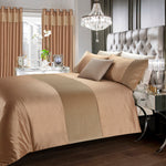 Intimates Hartley Geometric Velvet Latte Duvet Cover & Pillowcase Set