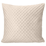 Intimates Heaton Velvet Embossed Cream Cushion Cover